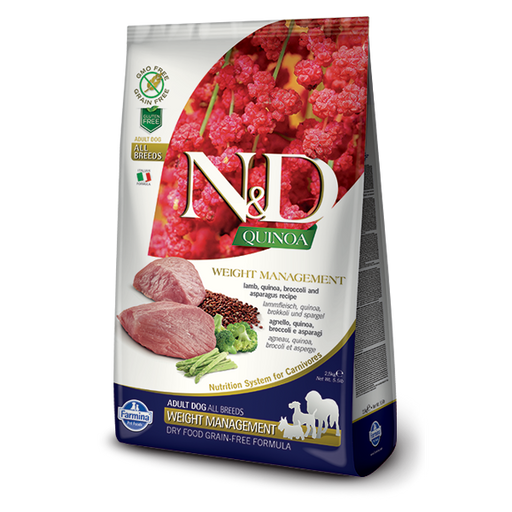 Farmina Grain Free LID Quinoa Weight Management Lamb Dog Food 5.5 lb