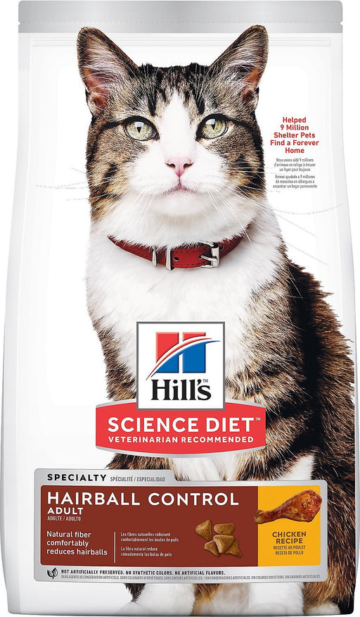 Science Diet Adult Hairball Control Cat Food 7lbs