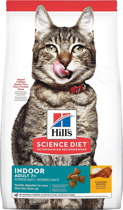Science Diet Feline Adult 7+ Indoor Dry 7 lb