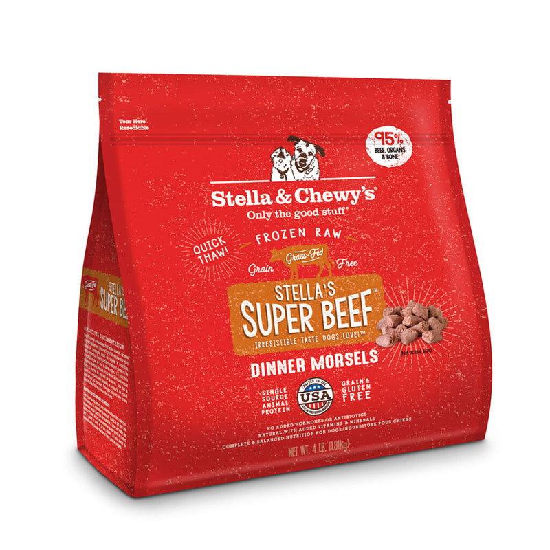 Stella & Chewy's Dog Frozen Morsels Beef 4 lb