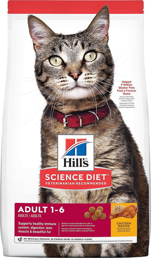Science Diet Feline Adult 1-6 Original Dry 7 lb