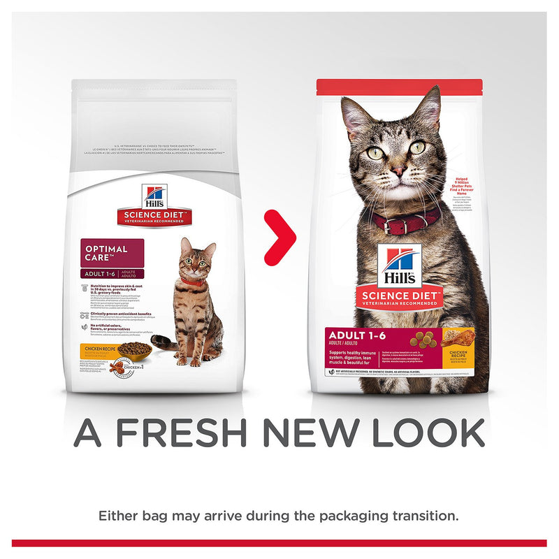 Science Diet Feline Adult 1-6 Original Dry 7 lb