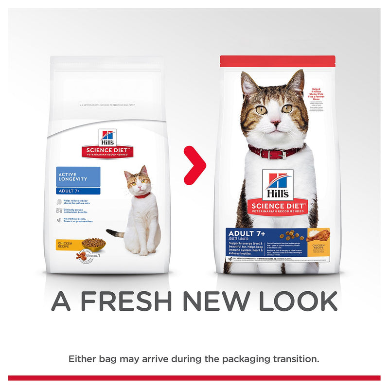 Science Diet Feline Adult 7+ Active Longevity Original Dry 7 lb