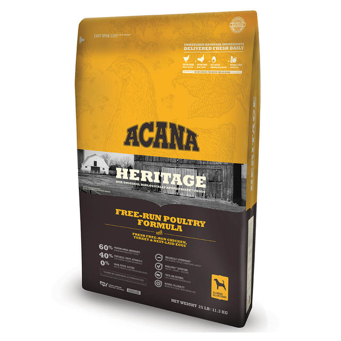 Acana Heritage Free Run Poultry Formula Dog Food