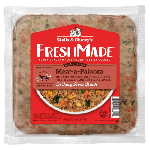 Stella & Chewy's FreshMade Meat-a-Palooza frozen gently cooked dog food