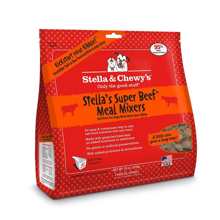 Stella & Chewys Super Beef Freeze-Dried Meal Mixer Dog Food
