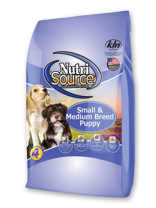 NutriSource Small and Medium Breed Puppy Dry Dog Food — Jake's Pet