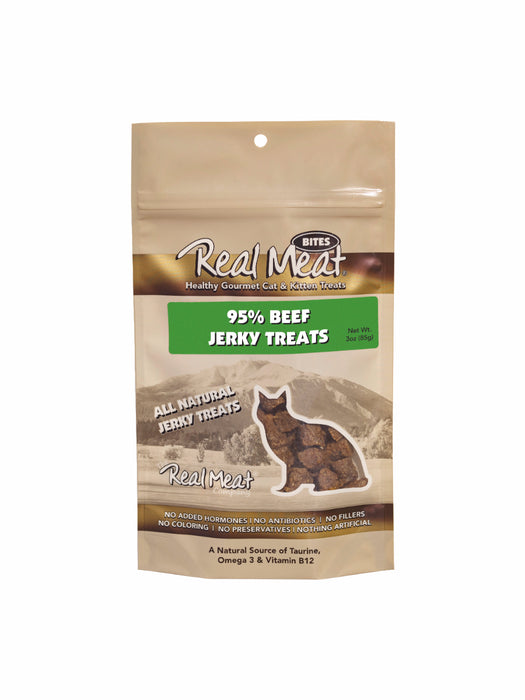 Real Meat Treat Cat Beef 3 oz