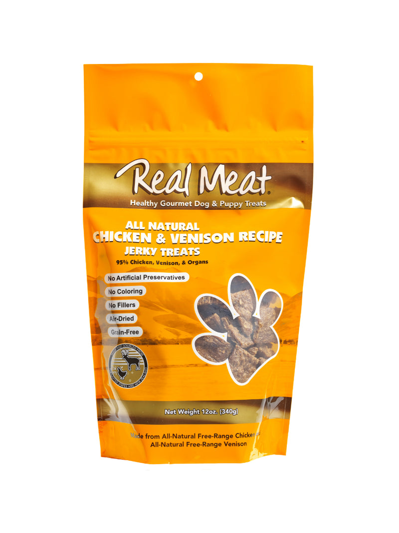 Real Meat Chicken & Venison Jerky 4oz