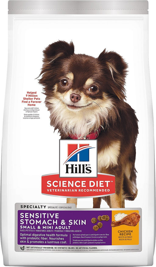 Science Diet Canine Adult Sensitive Stomache & Skin Small & Toy Breed Dry 4 lb