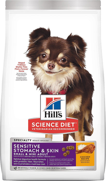 Science Diet Canine Adult Sensitive Stomache & Skin Small & Toy Breed Dry 4 lb