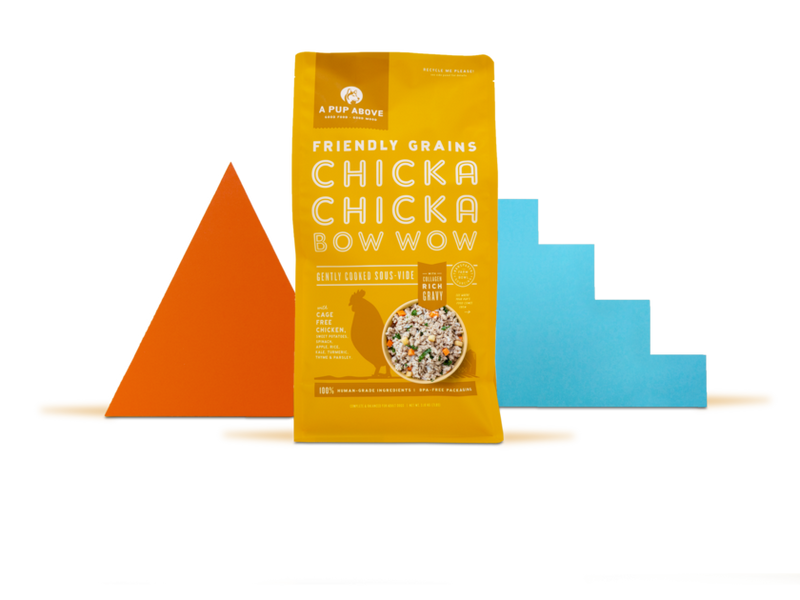 A Pup Above Frozen Gently Cooked Chicka Chicka Bow Wow Dog Food