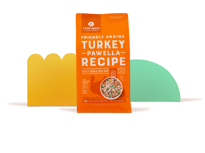 A Pup Above Frozen Gently Cooked Turkey Pawella Dog Food