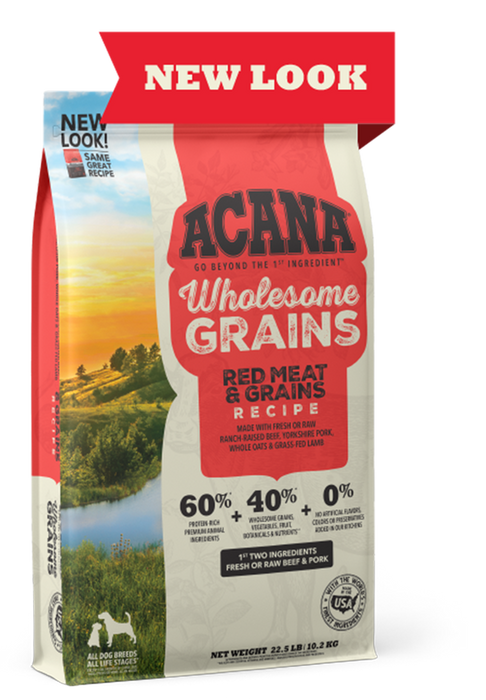 Acana Wholesome Grains Red Meat and Grains Recipe Dog Food