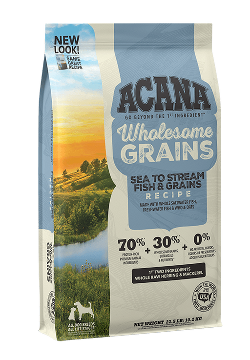Acana Wholesome Grains Sea to Stream Fish and Grains Recipe Dry Dog Food