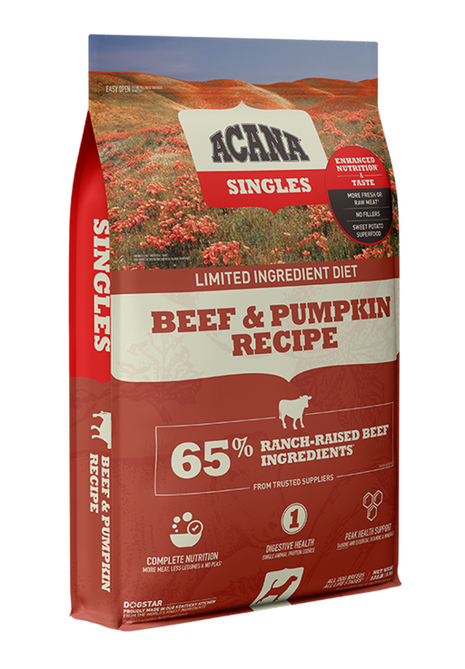 Acana Singles Beef and Pumpkin Recipe Dog Food