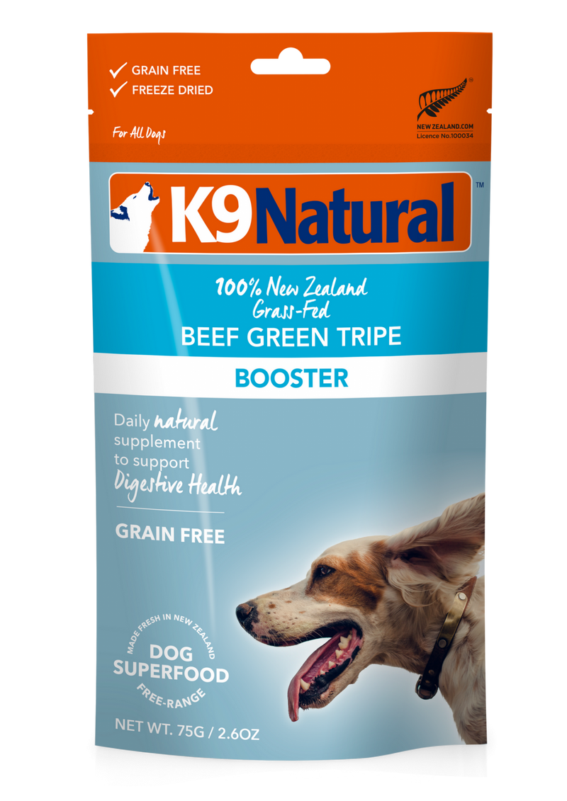 K9 Natural Freeze Dried Topper - Beef Green Tripe 2.6oz