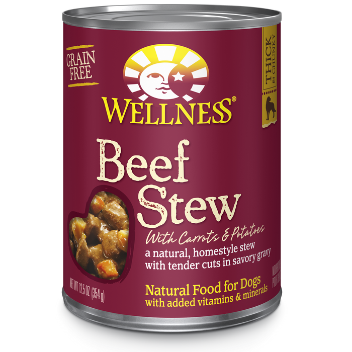 Wellness Beef Stew Dog Food 12.5 oz