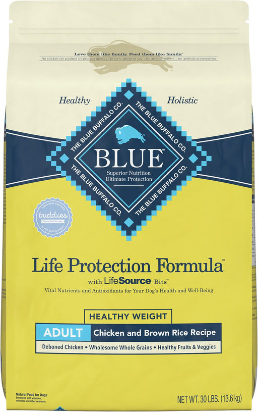 Blue Buffalo Life Protection Adult Healthy Weight Chicken and Brown Rice Dry Dog Food