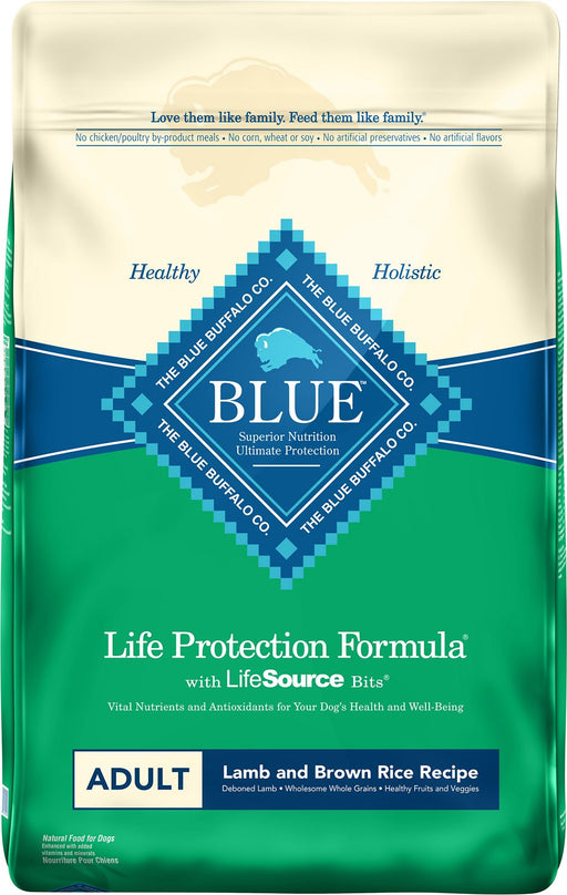 Blue Buffalo Life Protection Adult Lamb and Brown Rice Dry Dog Food 30lb