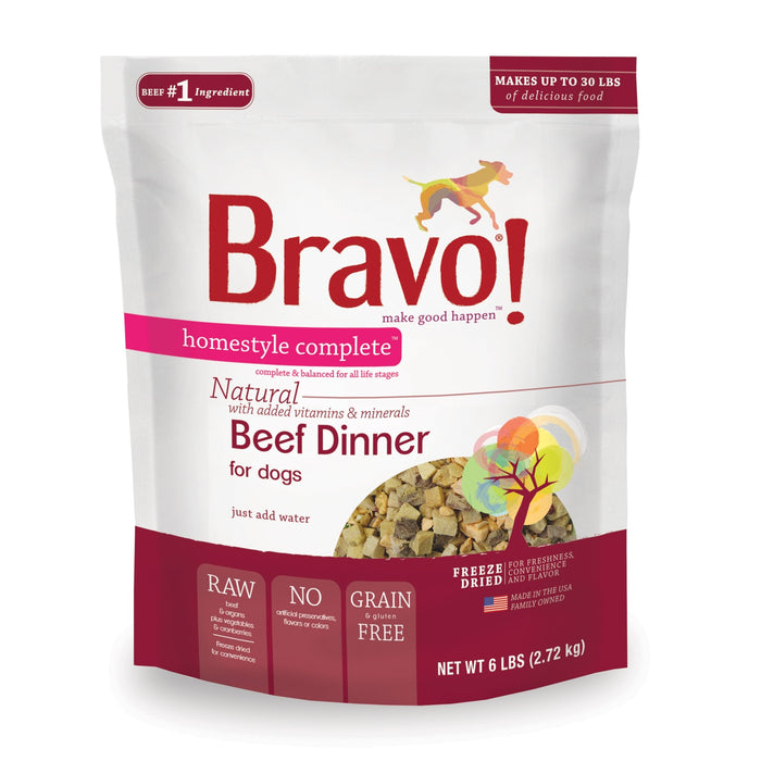 Bravo Homestyle Complete Freeze Dried Dinner Beef 6 lb