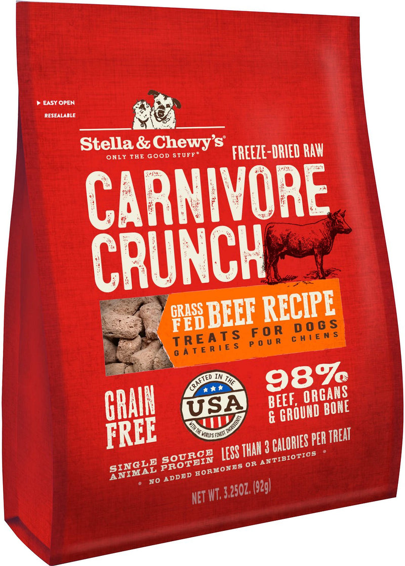 Stella & Chewys Carnivore Crunch Treat 3.25 oz