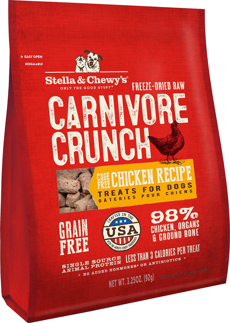 Stella & Chewys Carnivore Crunch Treat 3.25 oz