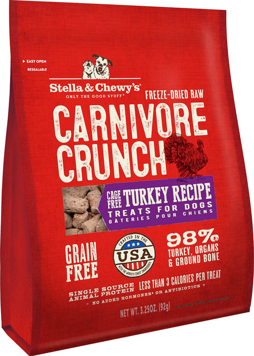 Stella & Chewys Carnivore Crunch Treat 3.25 oz