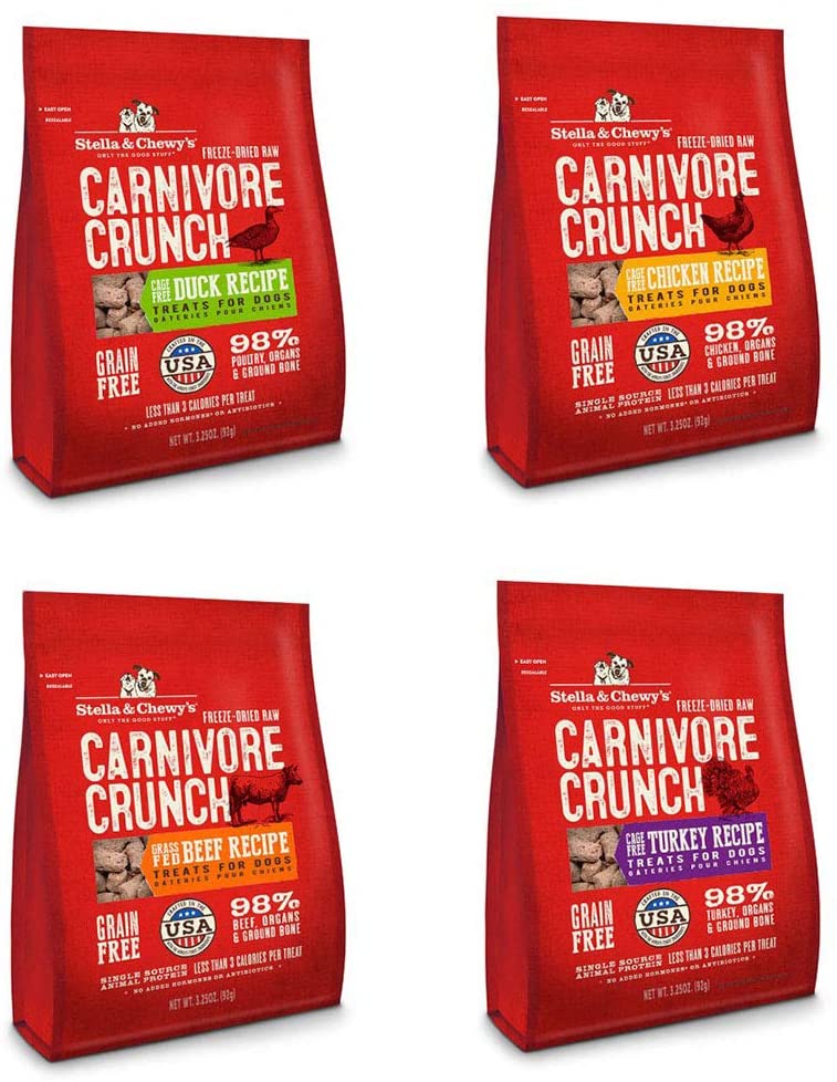 Stella & Chewys Carnivore Crunch Treat 3.25 oz