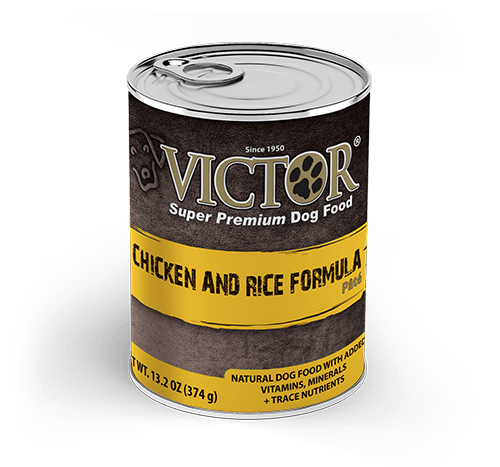 Victor Chicken and Rice Formula Canned Pâté Dog Food 13 oz