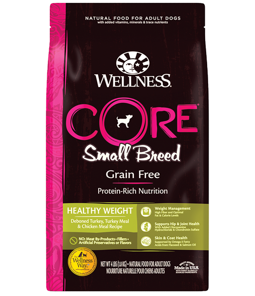 Wellness CORE Small Breed Healthy Weight 4 lb