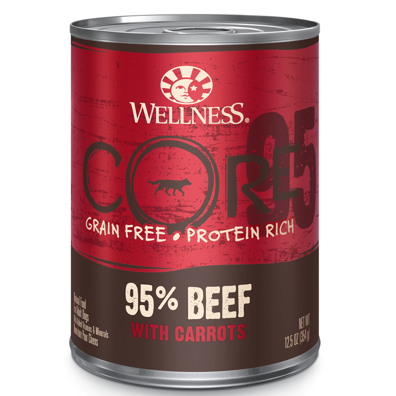 Wellness Core 95% Beef/Carrot 12 oz