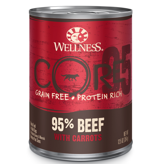 Wellness Core 95% Beef/Carrot 12 oz