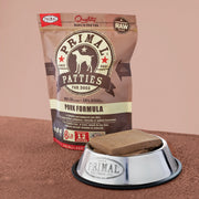 Primal Dog Frozen Patties, Pork 6 lbs