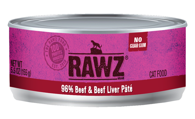 RAWZ 96% Beef & Beef Liver Pâté