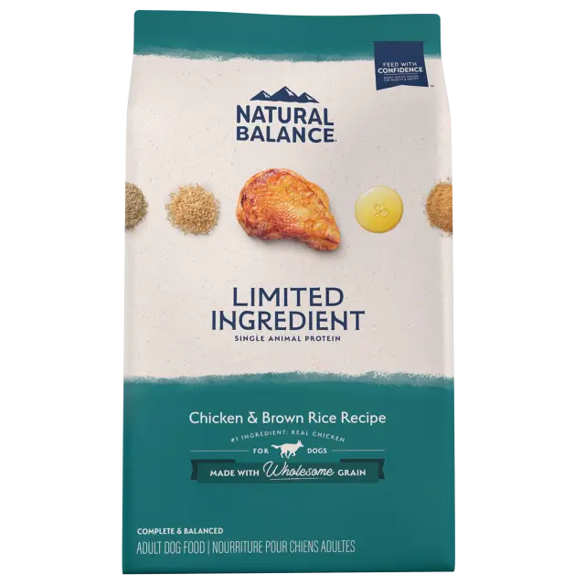 Natural Balance Limited Ingredient Diet Chicken and Brown Rice for dogs