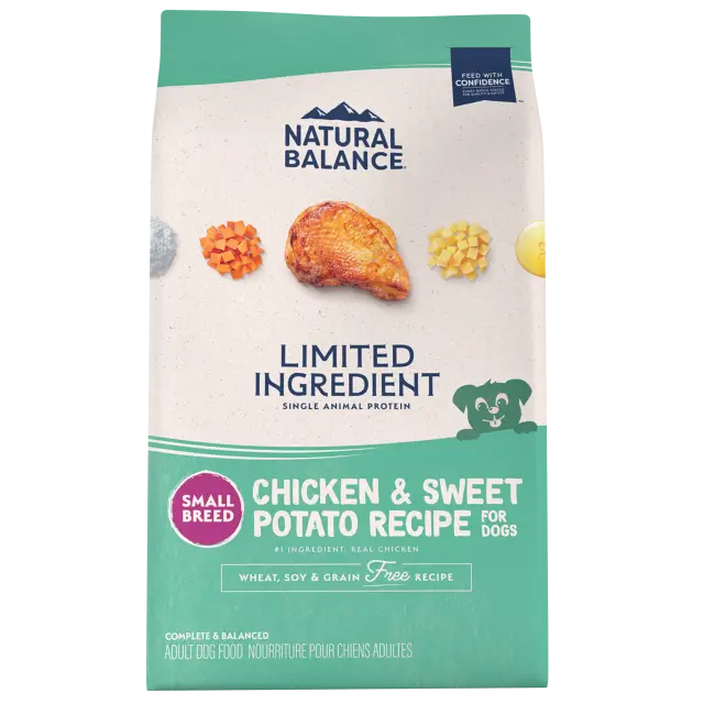 Natural Balance Limited Ingredient Diet Chicken and Rice for Small Breed dogs