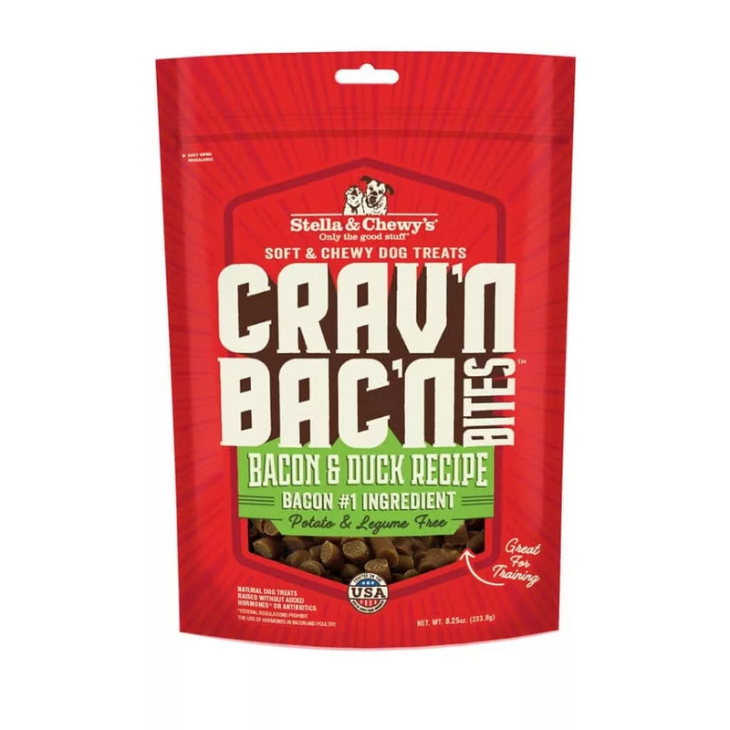Stella & Chewy's Crav'n Bac'n Bites Dog Treats 8.25oz