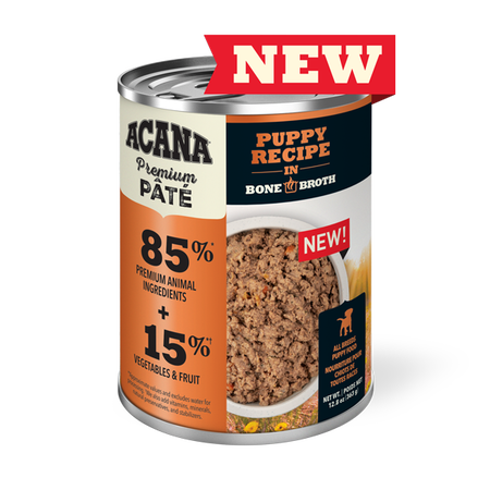 Acana Premium Paté, Puppy Recipe in Broth 12.8 oz