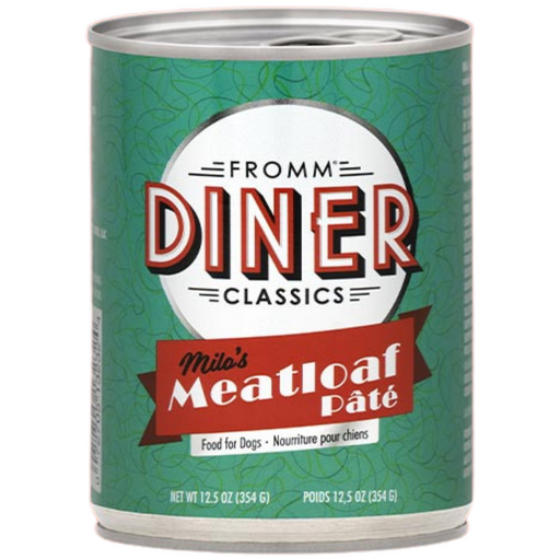 Fromm Diner Classics Dog Can, Milo's Meatloaf Pate 12.5oz