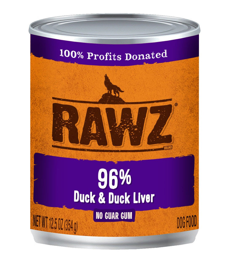 Rawz 96% Duck & Duck Liver 12.5oz