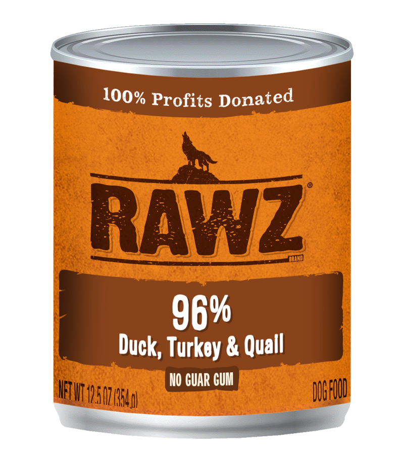 Rawz 96% Duck, Turkey & Quail 12.5oz