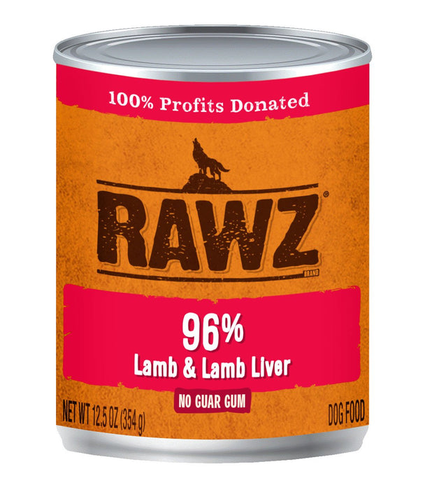 Rawz 96% Lamb & Lamb Liver 12.5oz