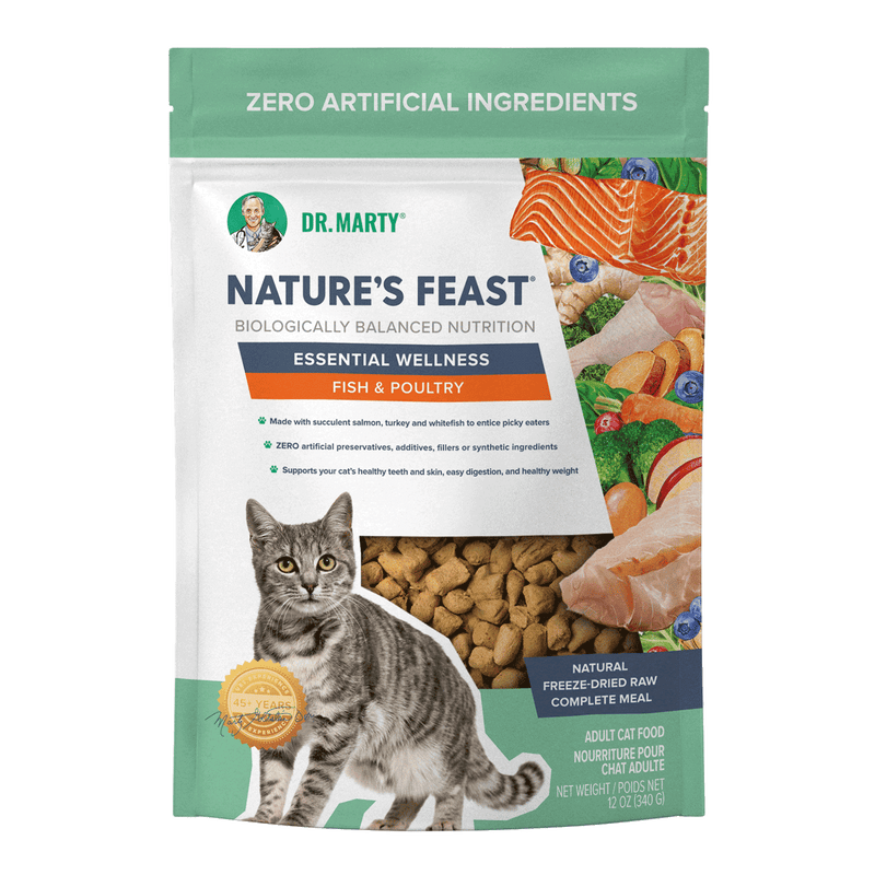 Dr. Marty Freeze-Dried Raw Nature's Feast Cat Food - Poultry