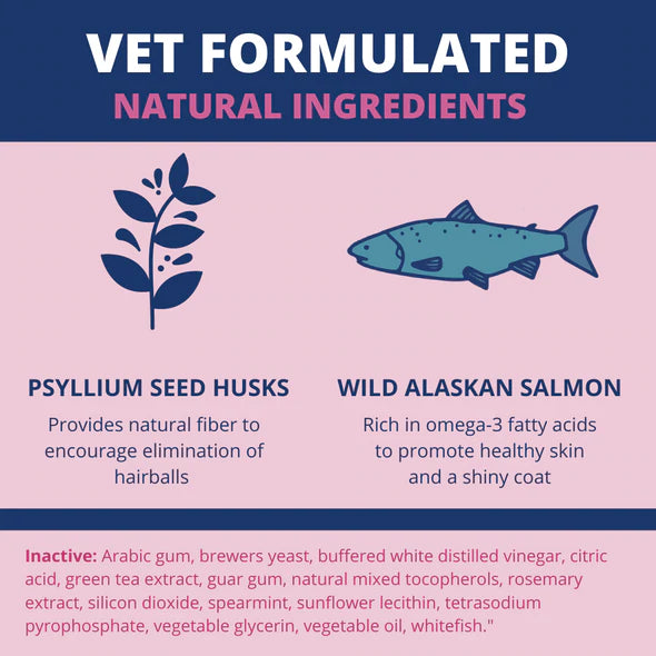 Under the Weather Hairball Support Soft Chews for Cats 60ct