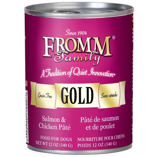 Fromm Family Gold Salmon and Chicken Pate 12 oz