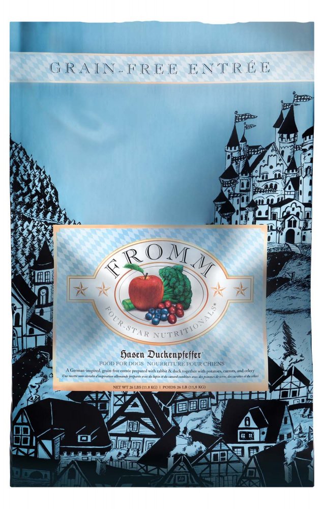 Fromm 4 Star Grain Free Dog Food, Hasen Duckenpfeffer Recipe