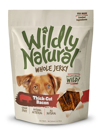 Fruitables Wildly Natural Thick-Cut Bacon Dog Treats 5oz