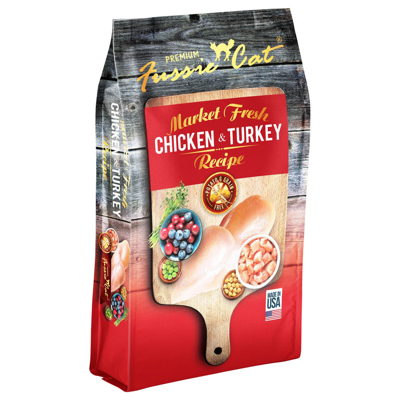 Fussie Cat Market Fresh Chicken and Turkey Recipe Cat Food 4 lbs