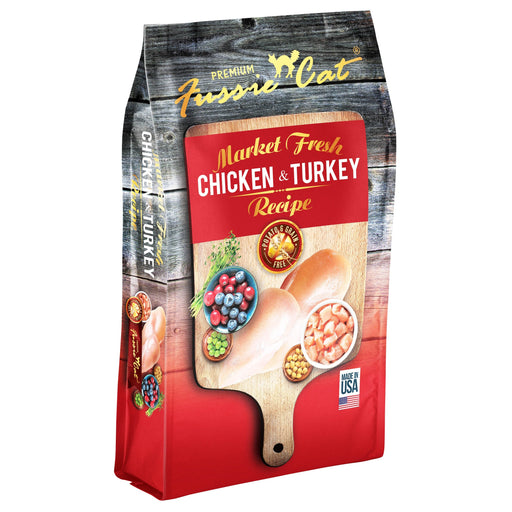 Fussie Cat Market Fresh Chicken and Turkey Recipe Cat Food 4 lbs